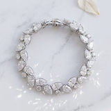 Chroma Pear Diamond Tennis Bracelet