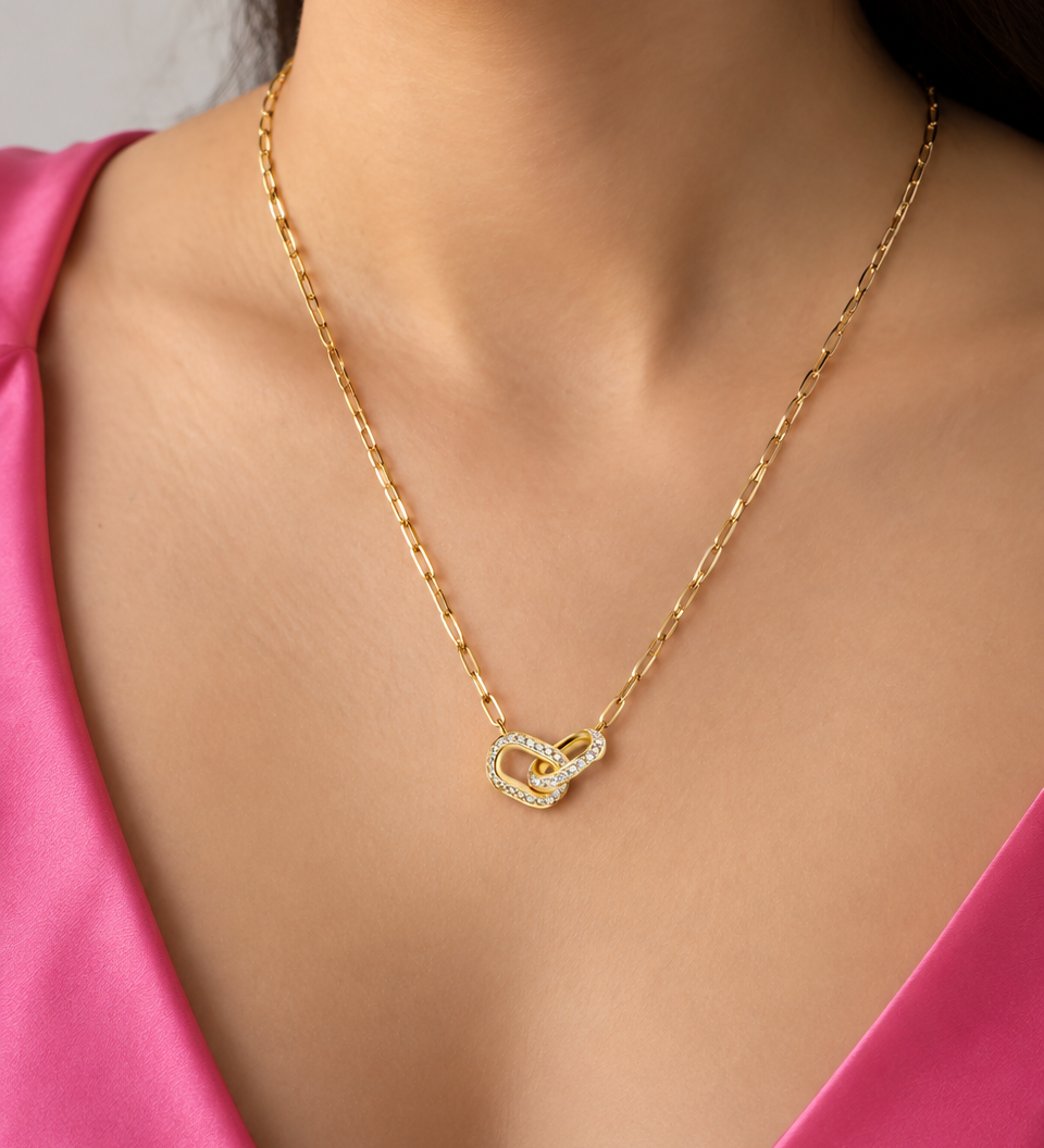 Diamond Link Necklace
