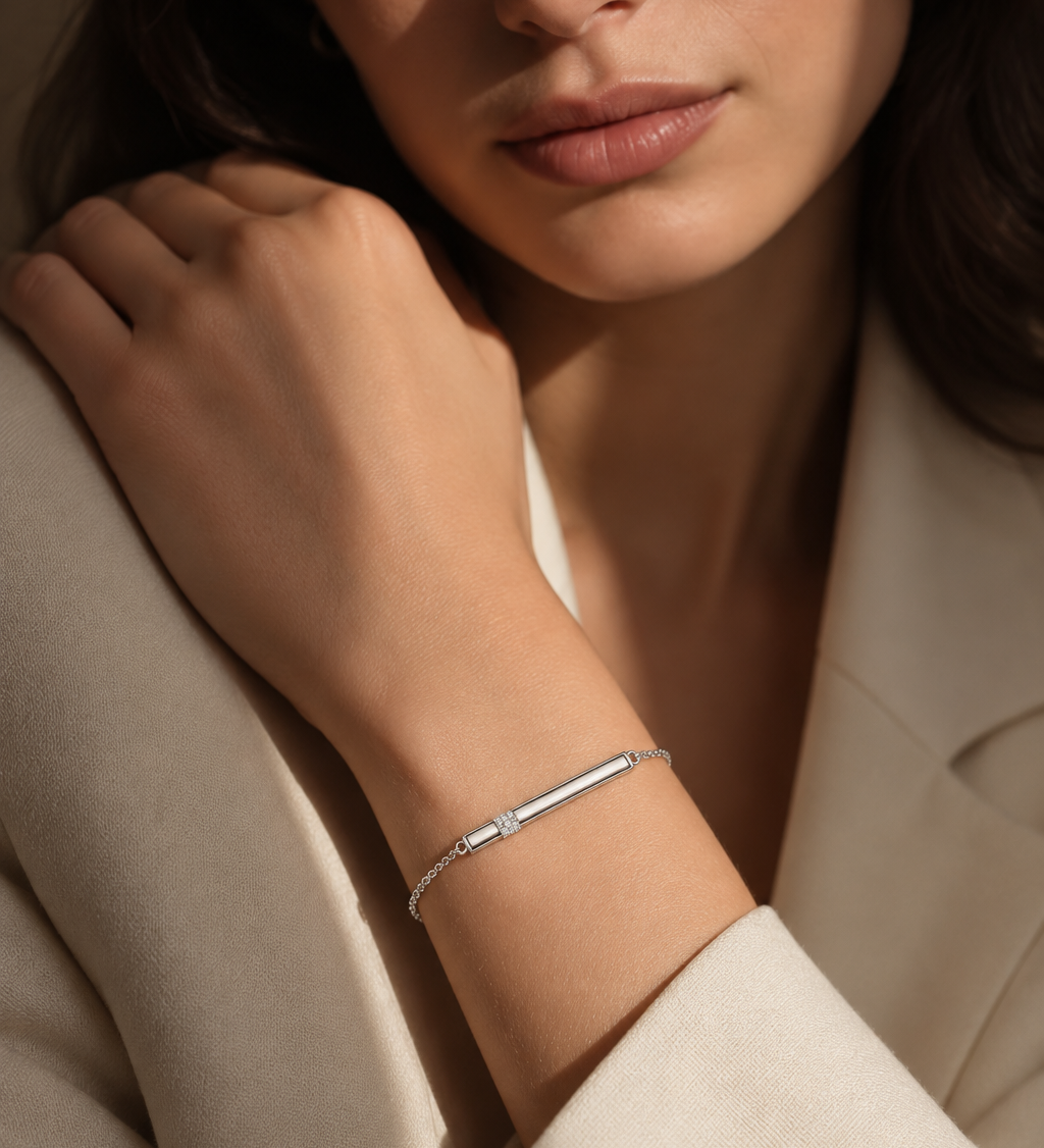 Diamond Bar Bracelet