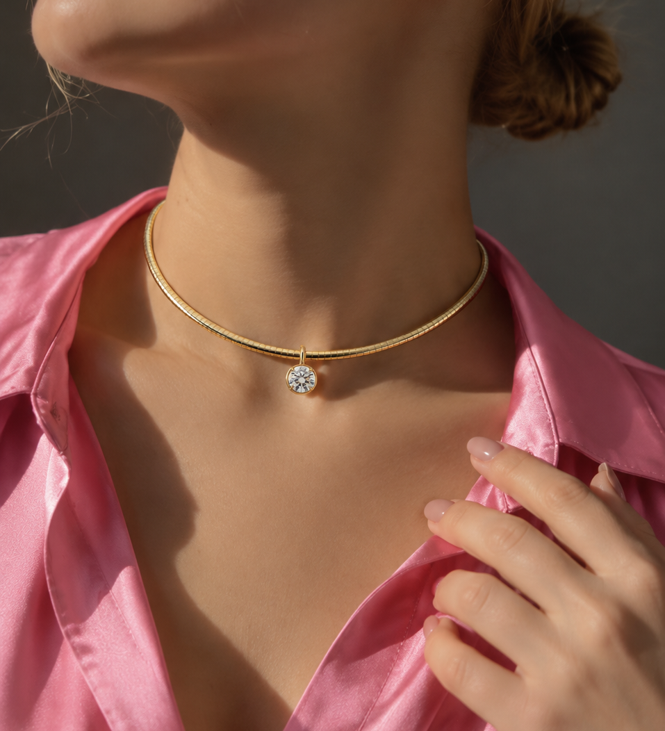 Diamond Collar Necklace