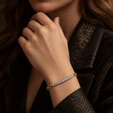Paperclip Diamond Bracelet