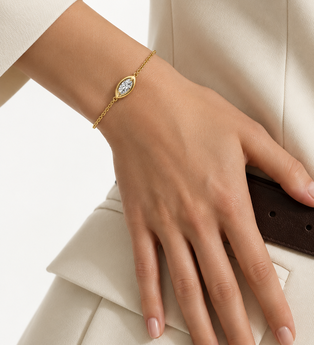 Marquise Diamond Bracelet