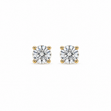 Classic Round Lab Diamond Stud Earrings