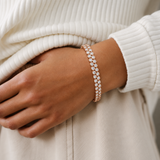 Duet Diamond Bangle