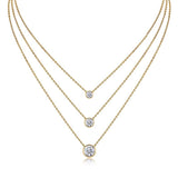 Moissanite Golden Cascade