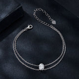 Oval Moissanite Bracelet