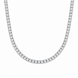 Four-Prong Tennis Necklace