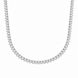 Three-Prong Tennis Necklace