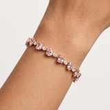 Chroma Pink Tennis Bracelet
