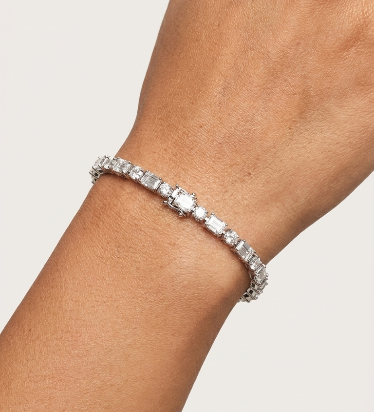 Chroma Duo-Cut Tennis Bracelet