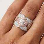 Lotus No. 04 Petal Ring on hand side view - Adrisya