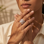 Lotus No. 04 Petal Ring lifestyle on model - Adrisya