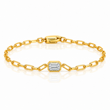 Emerald Link Diamond Bracelet