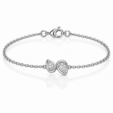 Twin Pear Diamond Bracelet