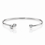 Triple Bezel Diamond Cuff