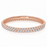 Duet Diamond Bangle