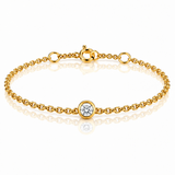 Mini Bezel Diamond Bracelet