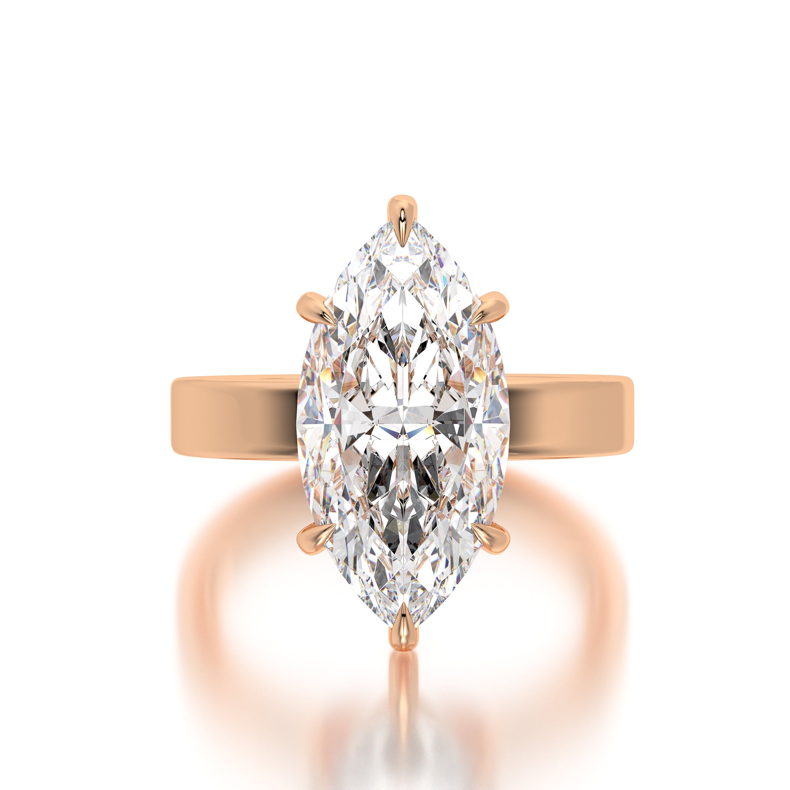 Veya Lab Diamond Ring - 3.5 Carats