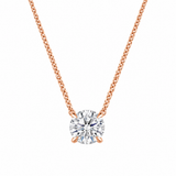Round Solitaire Pendant