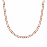 Four-Prong Tennis Necklace