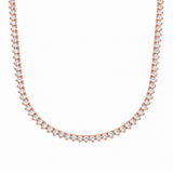 Three-Prong Tennis Necklace