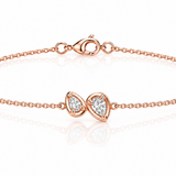 Twin Pear Diamond Bracelet