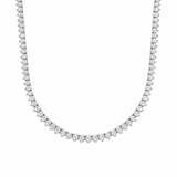 Three-Prong Tennis Necklace