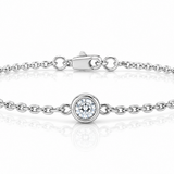 Mini Bezel Diamond Bracelet