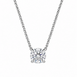 Round Solitaire Pendant