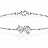 Twin Pear Diamond Bracelet
