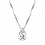 Pear Solitaire Pendant