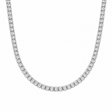 Four-Prong Tennis Necklace