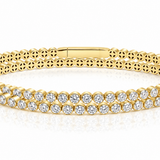 Duet Diamond Bangle