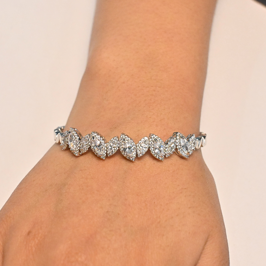 Royal Marquise Bracelet - Adrisya - bangles & bracelets