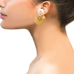 Paisley Double Sided Earring - Adrisya