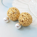 Flora Double Sided Earring - Adrisya - Earrings