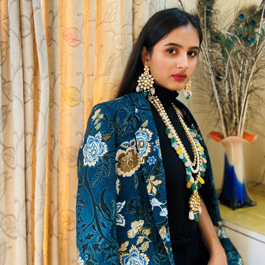Indian Princess Kundan Necklace - Adrisya - necklaces
