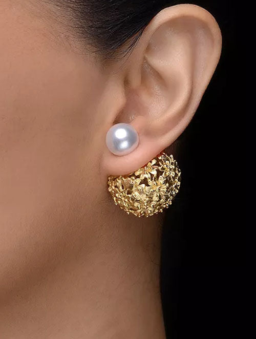 Flora Double Sided Earring - Adrisya - Earrings